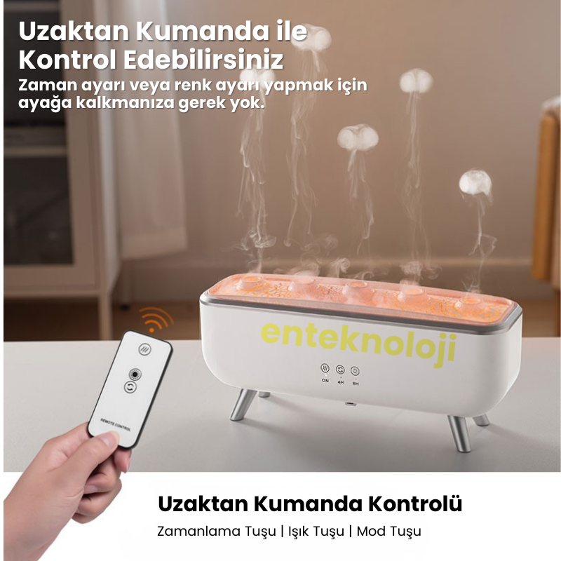 Masaüstü Volkanik Puflu Hava Nemlendirici