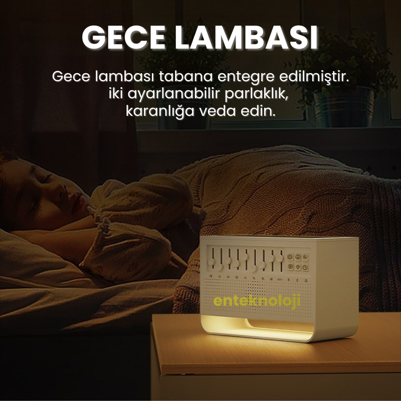 Bluetooth Hoparlörlü Doğa Sesli Hava Nemlendirici