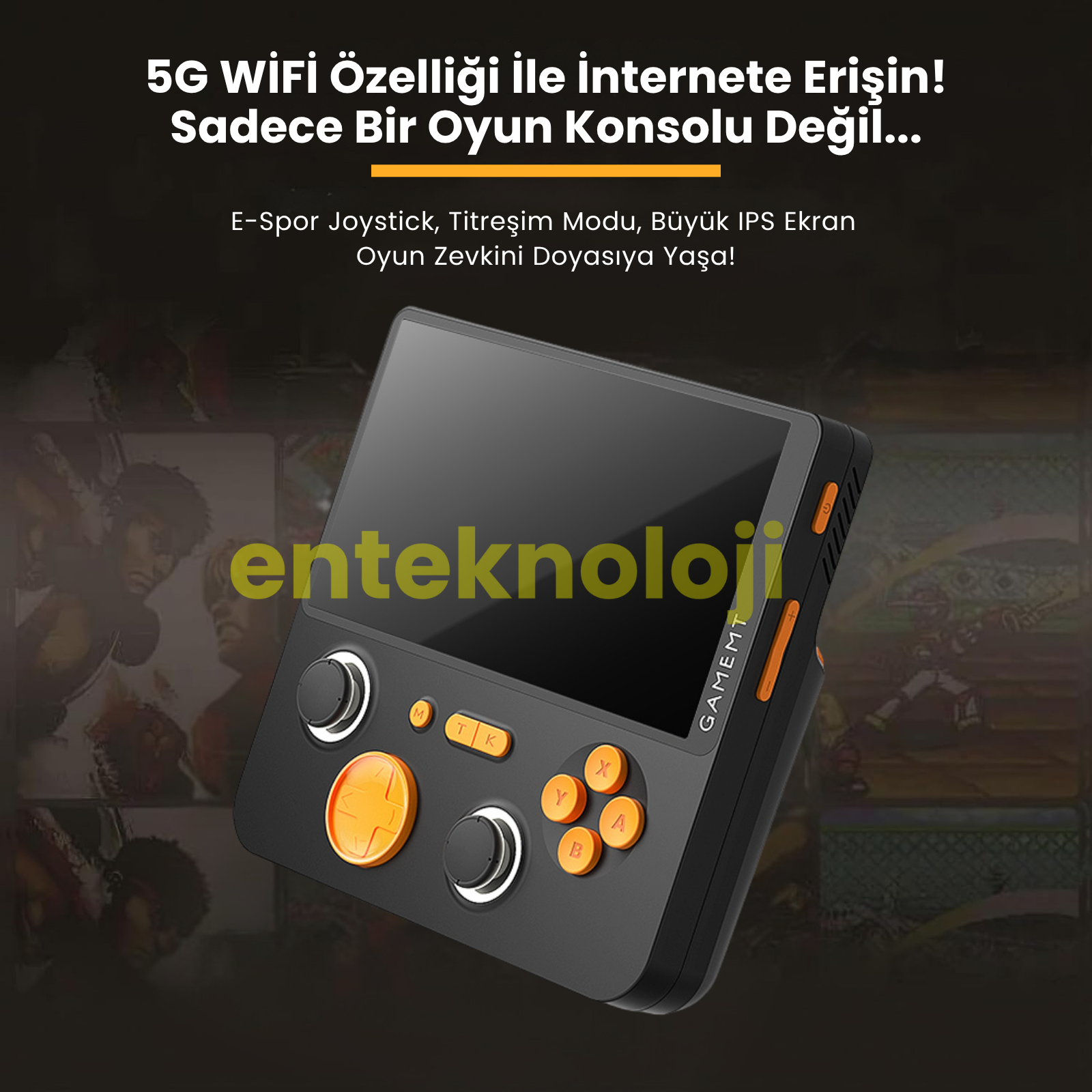 E5 Plus Android Oyun Konsolu