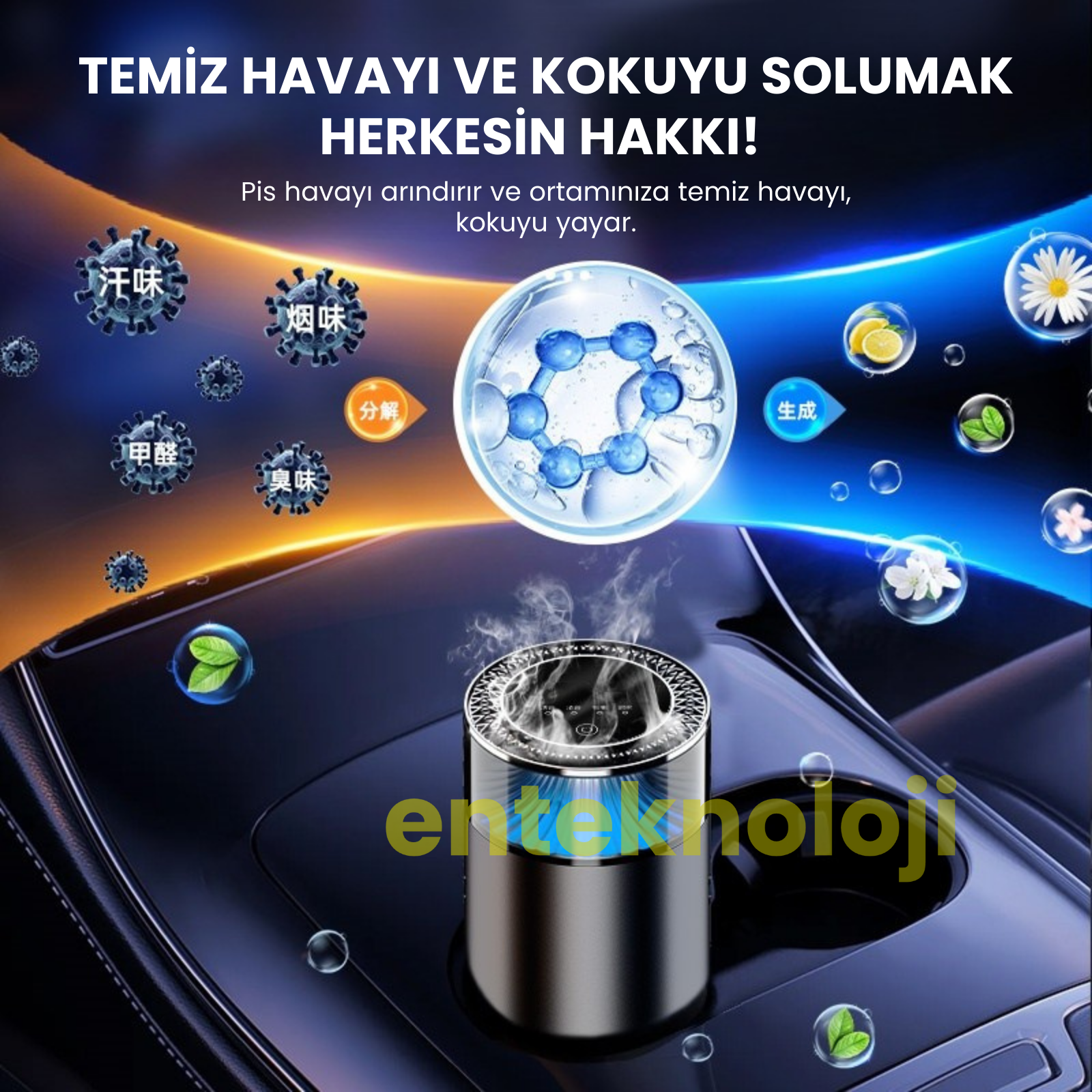 RGB Renkli Araç Kokusu
