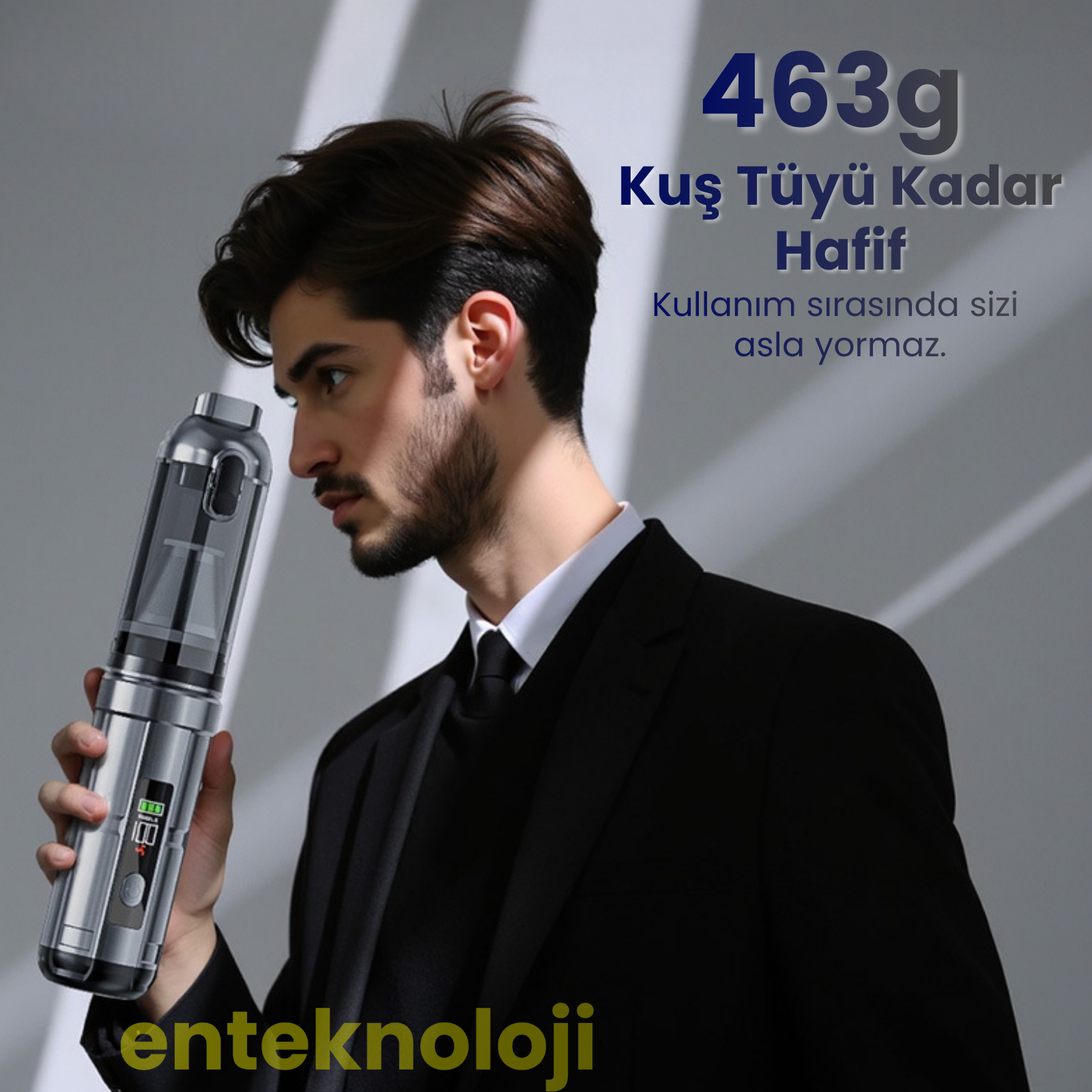 Harvox Araç İçi Süpürgesi ST6699A+ ( Gri - Siyah)