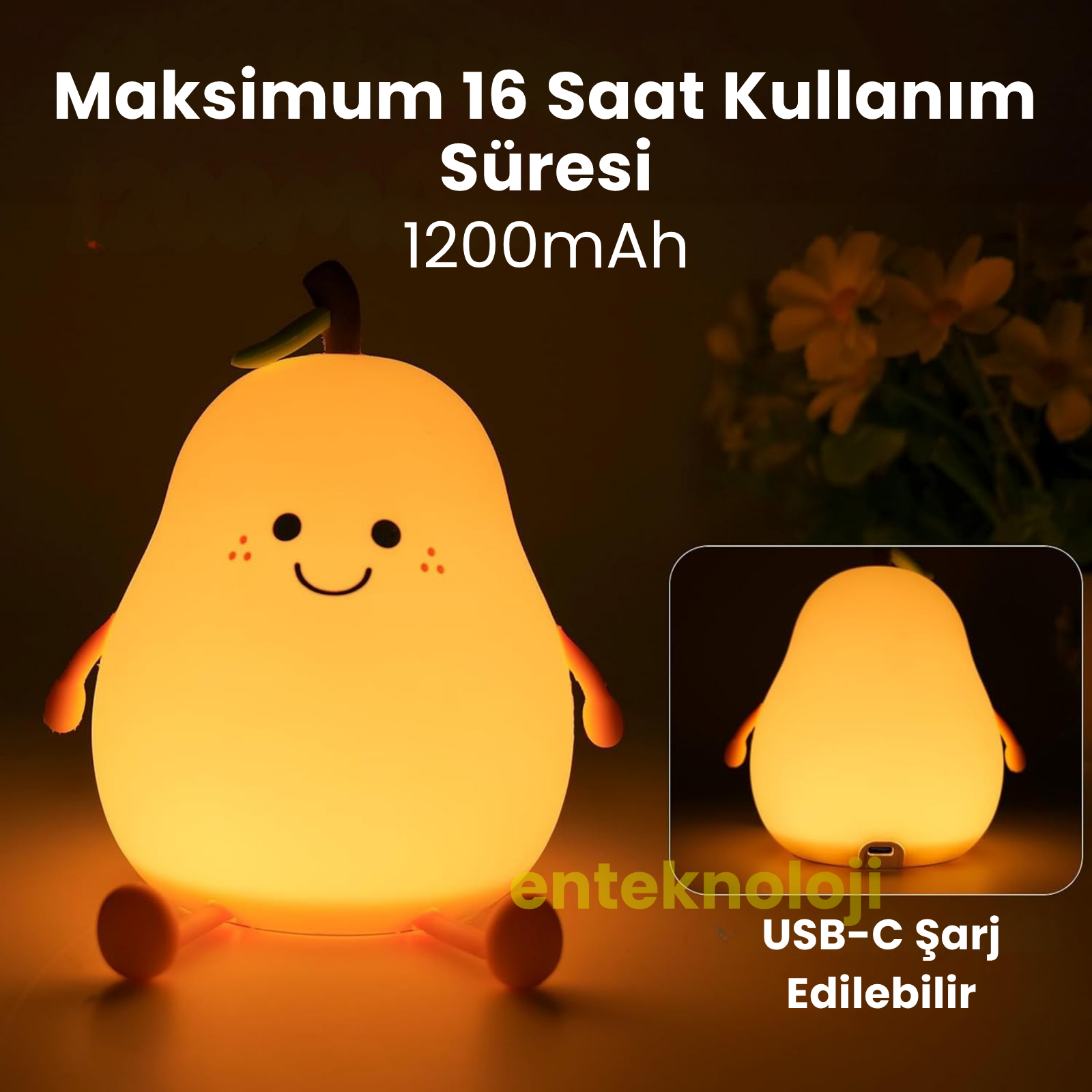 Armut Figürlü Gece Lambası