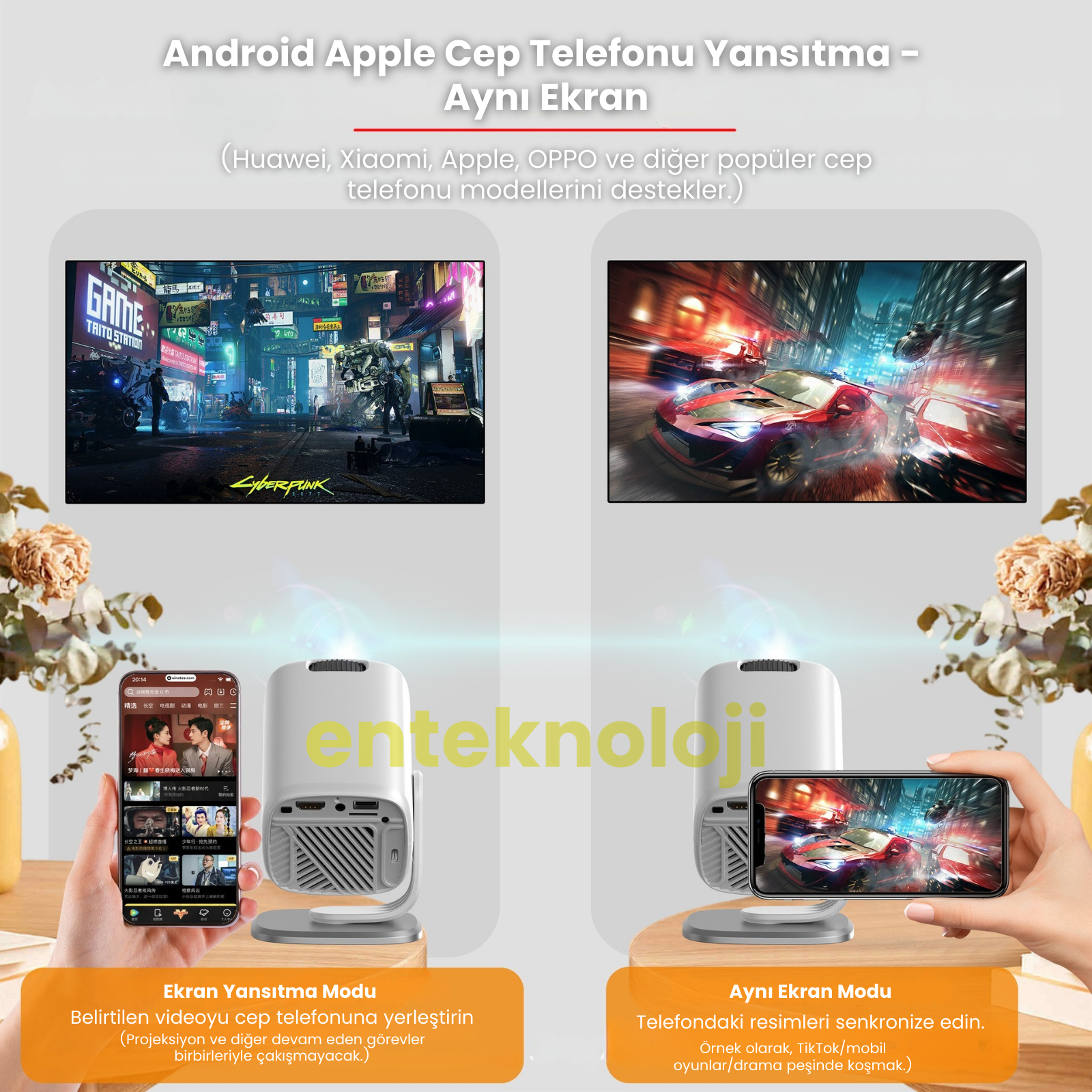 Harvox Cine Flix Projeksiyon Cihazı