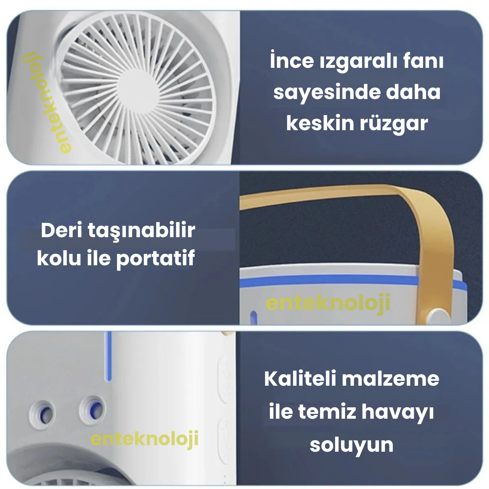Buhar Üflemeli Double Fan