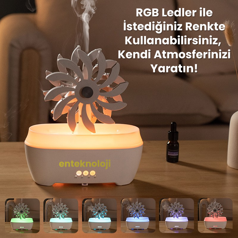 Hareketli Değirmen Hava Nemlendirici