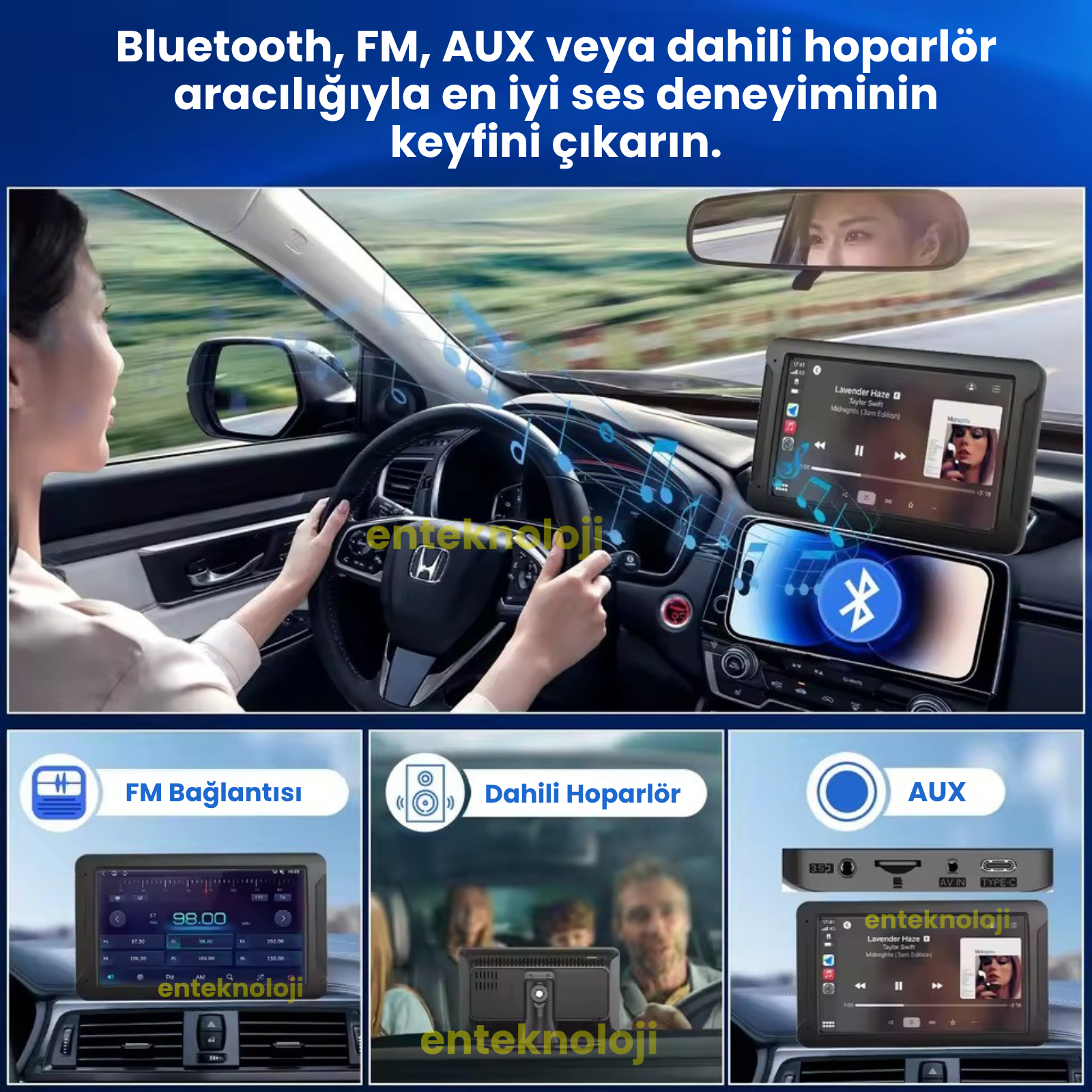 X2 Ekranlı Araç İçi Carplay