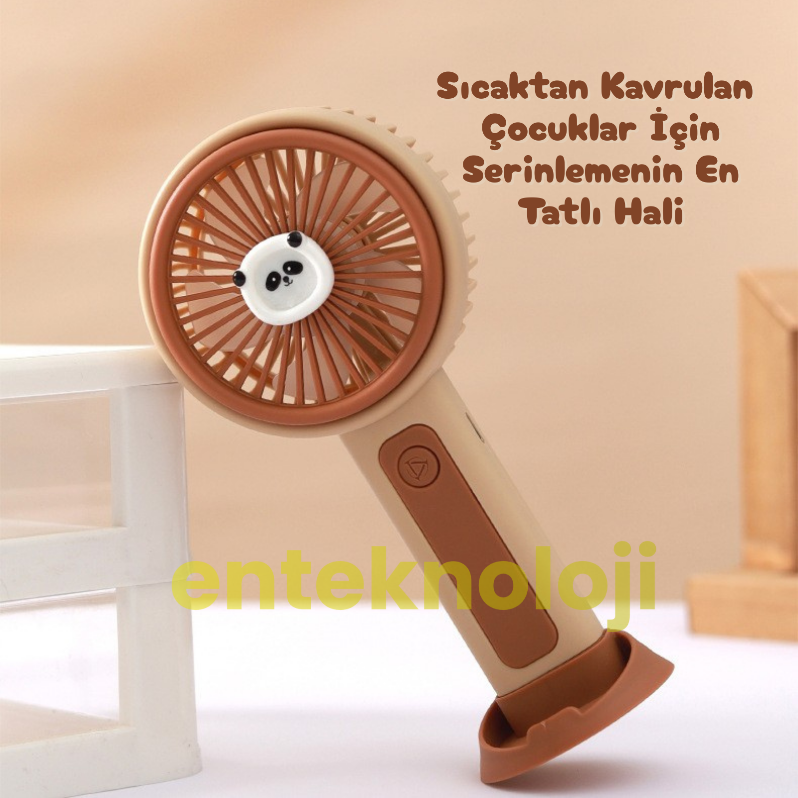 Hayvan Emojili Mini El Fanı