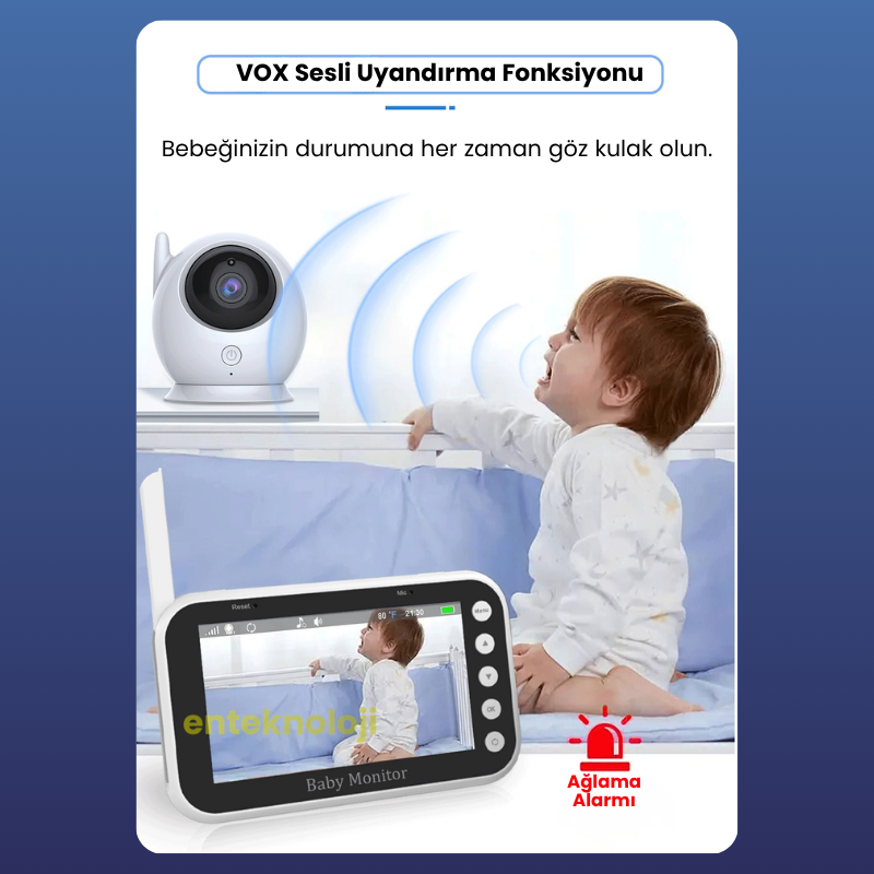 LCD Ekranlı Bebek Kamerası BC-002