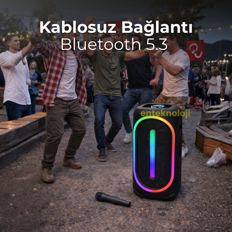 RGB Renkli Hoparlör HX-SP-M8202