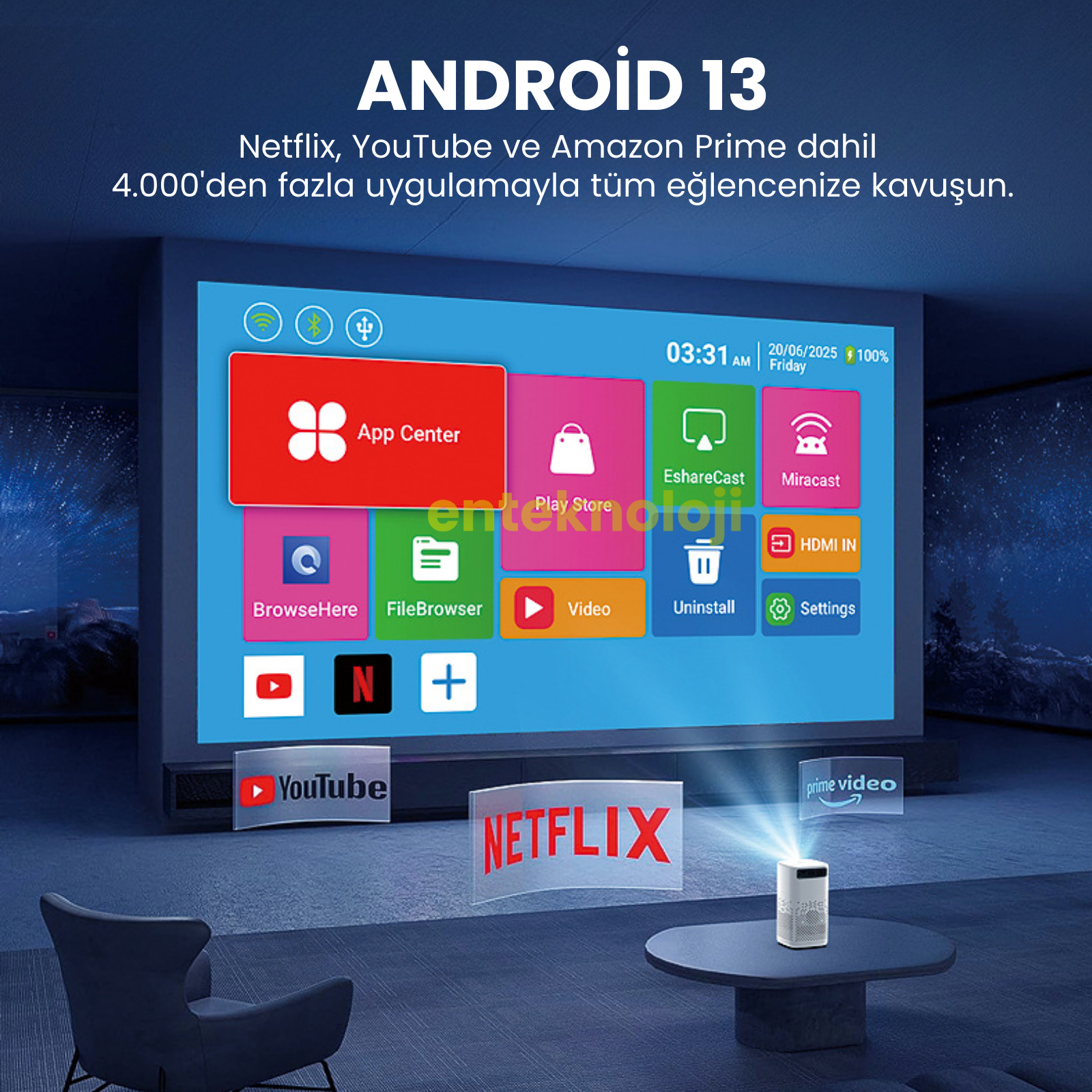 Harvox Cine Vista Projeksiyon Cihazı