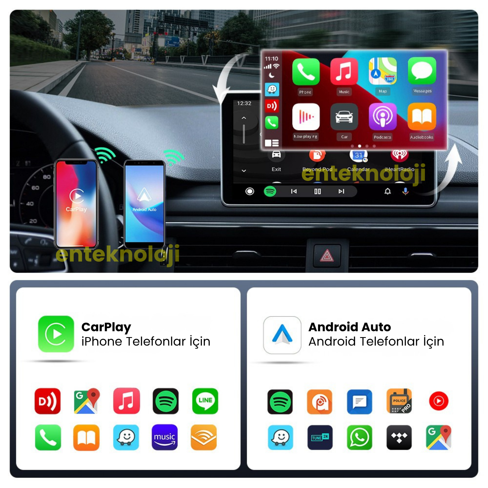 GT06 CarAiBOX Carplay Dönüştürücü