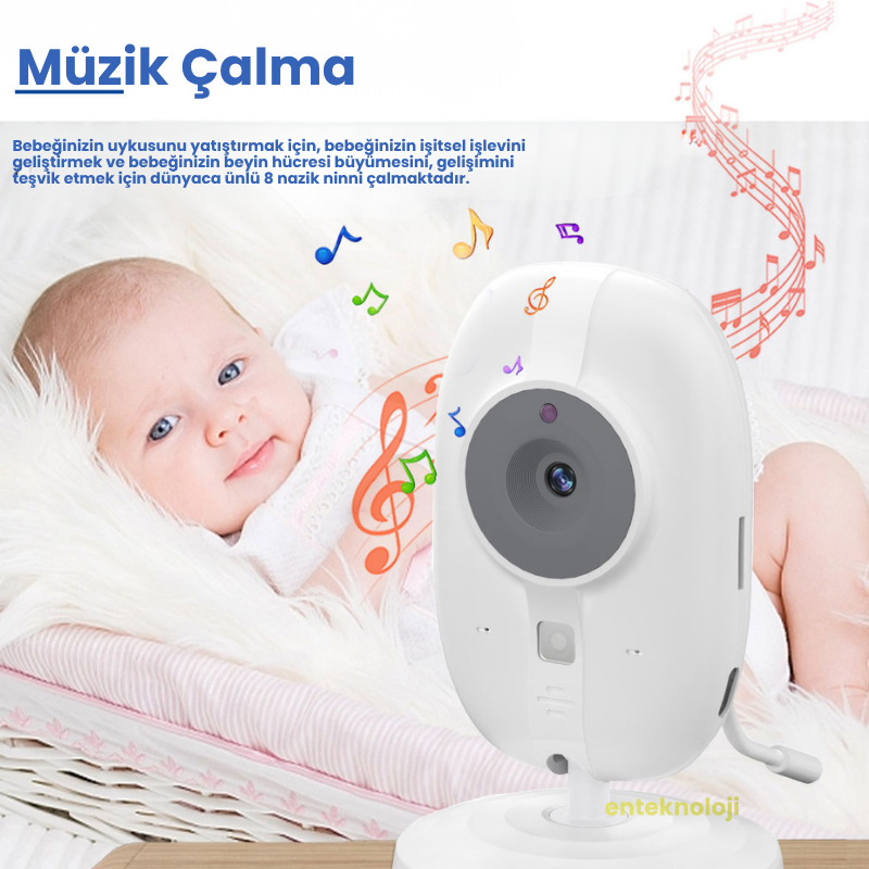 LCD Ekranlı Bebek Kamerası BC-001