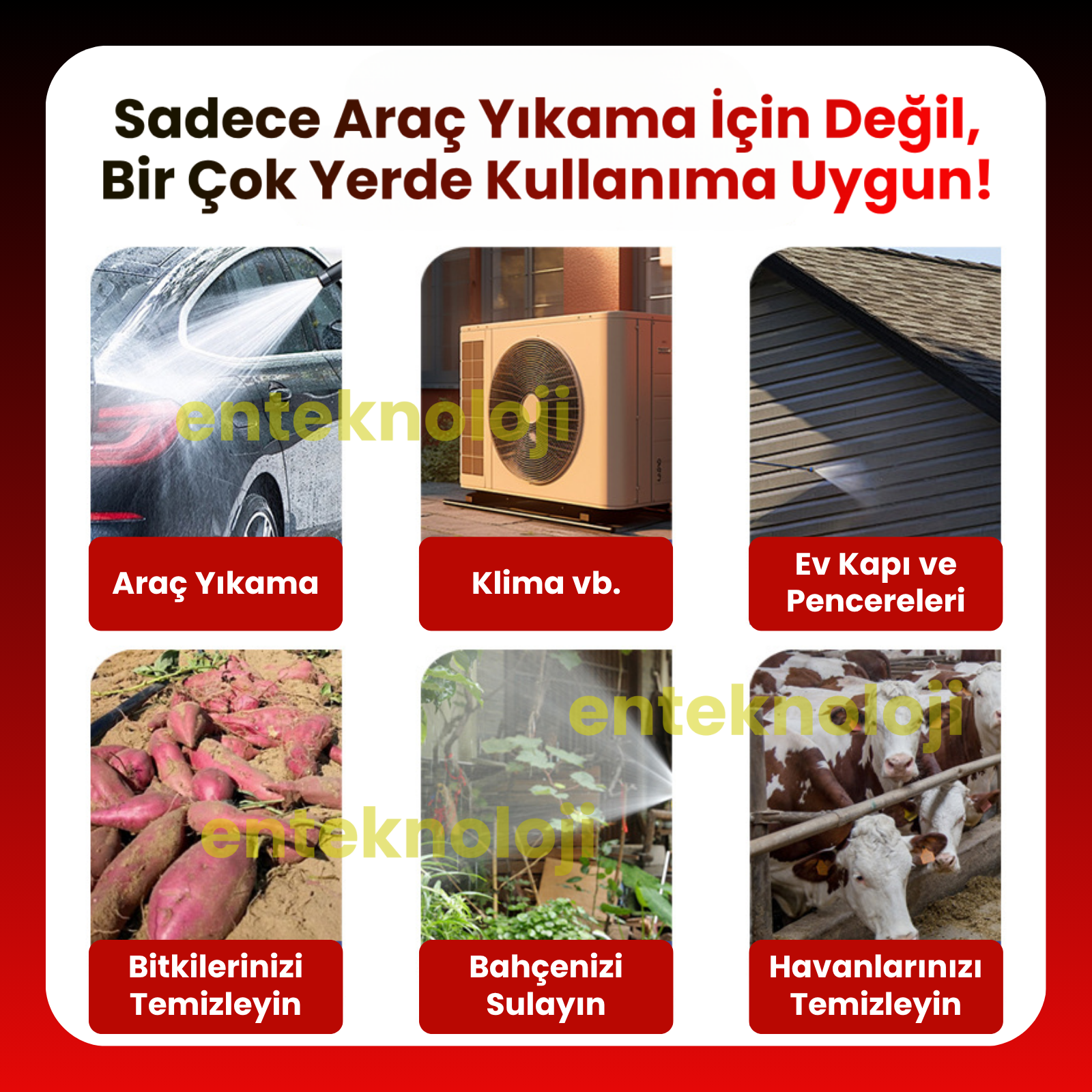 Harvox HX-4000 Yüksek Basınçlı Araç Yıkama Makinesi