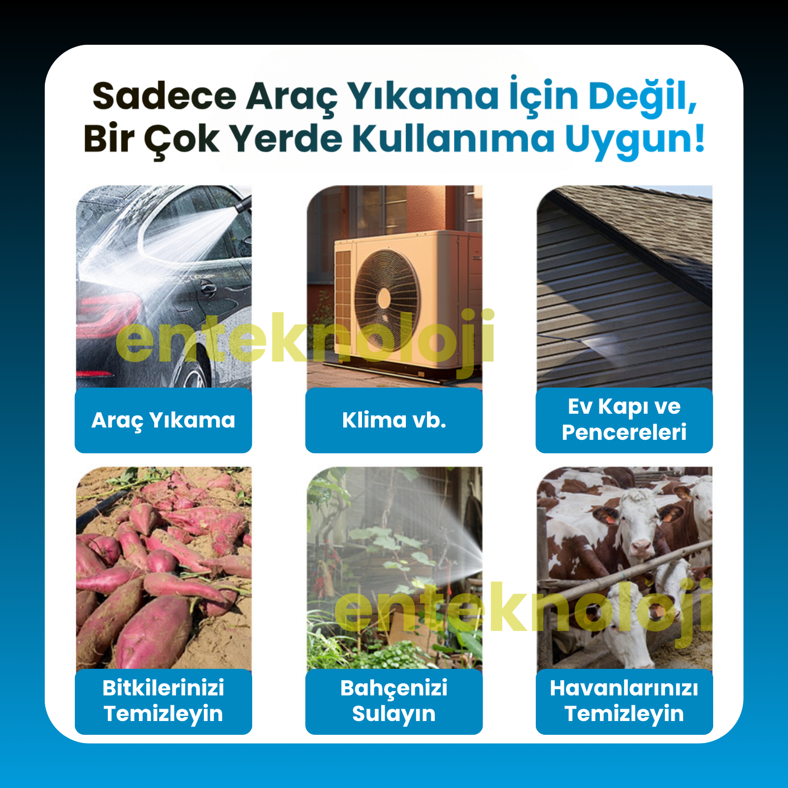 Harvox HX-3000 Yüksek Basınçlı Araç Yıkama Makinesi