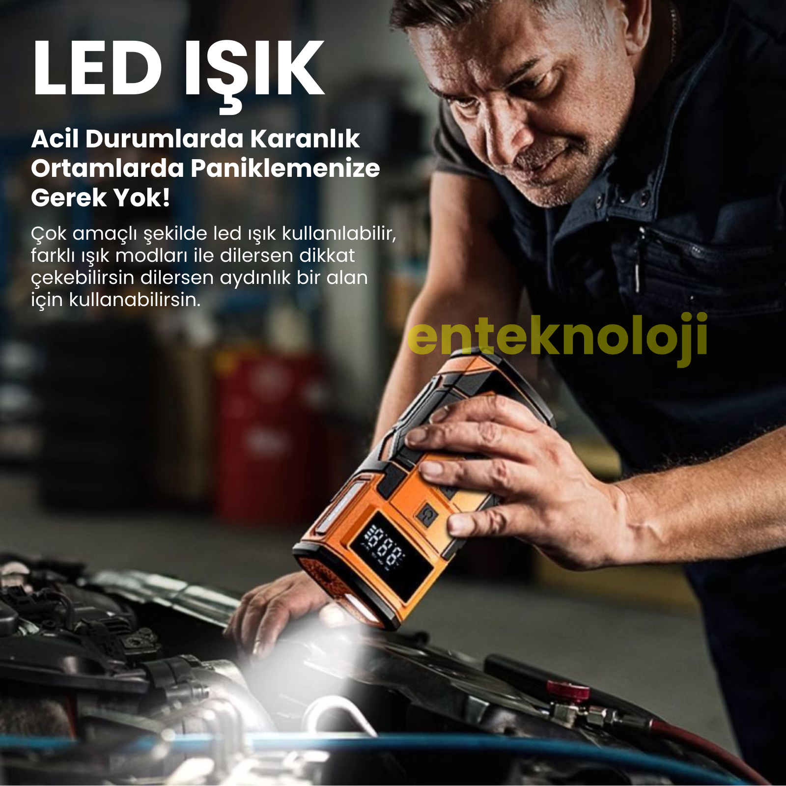 Harvox Akü Takviyeli Hava Kompresörü HXAC-003