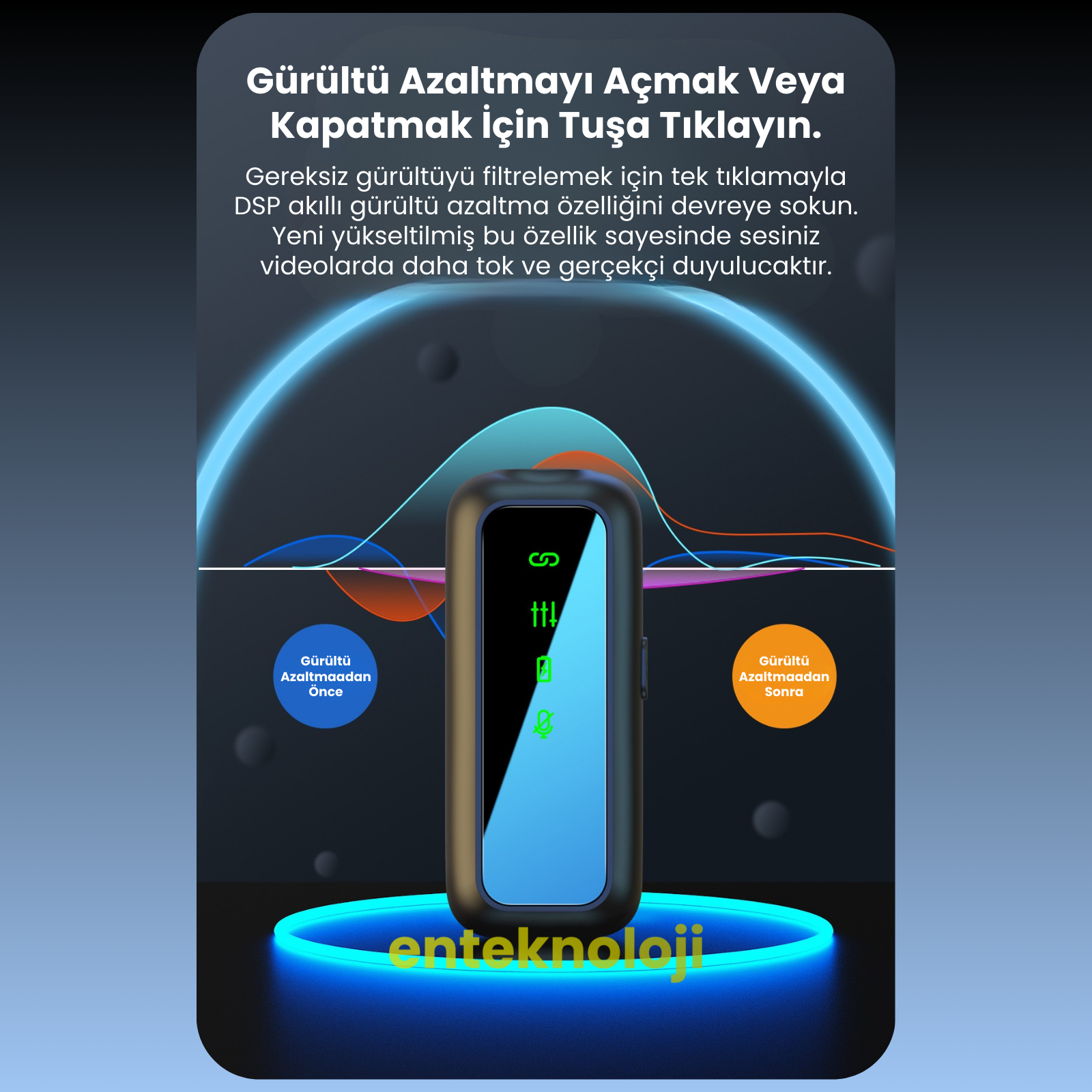 Kablosuz Yaka Mikrofonu Wireless Şarj Kutulu SX-6