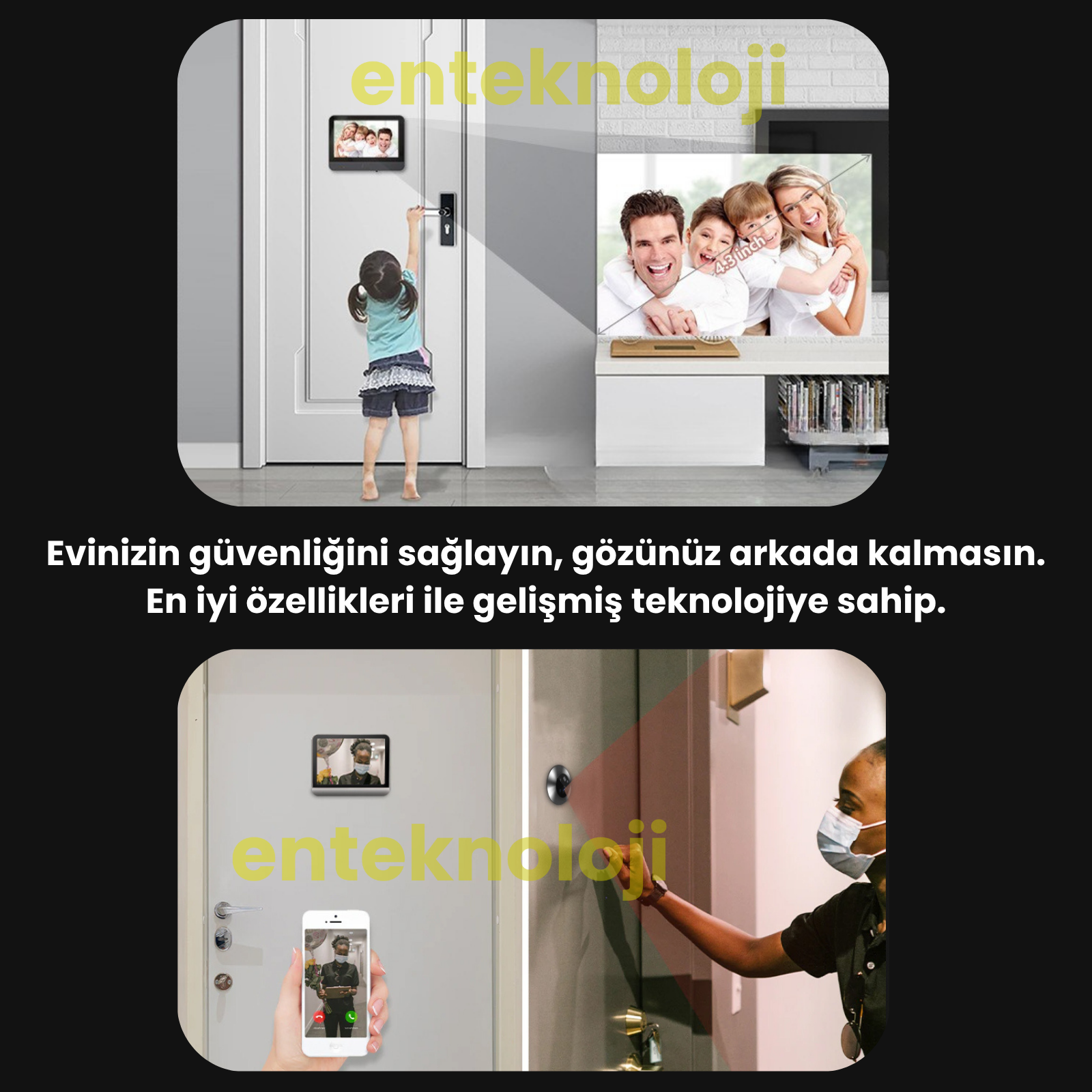 WIFI Kameralı Kapı Zili
