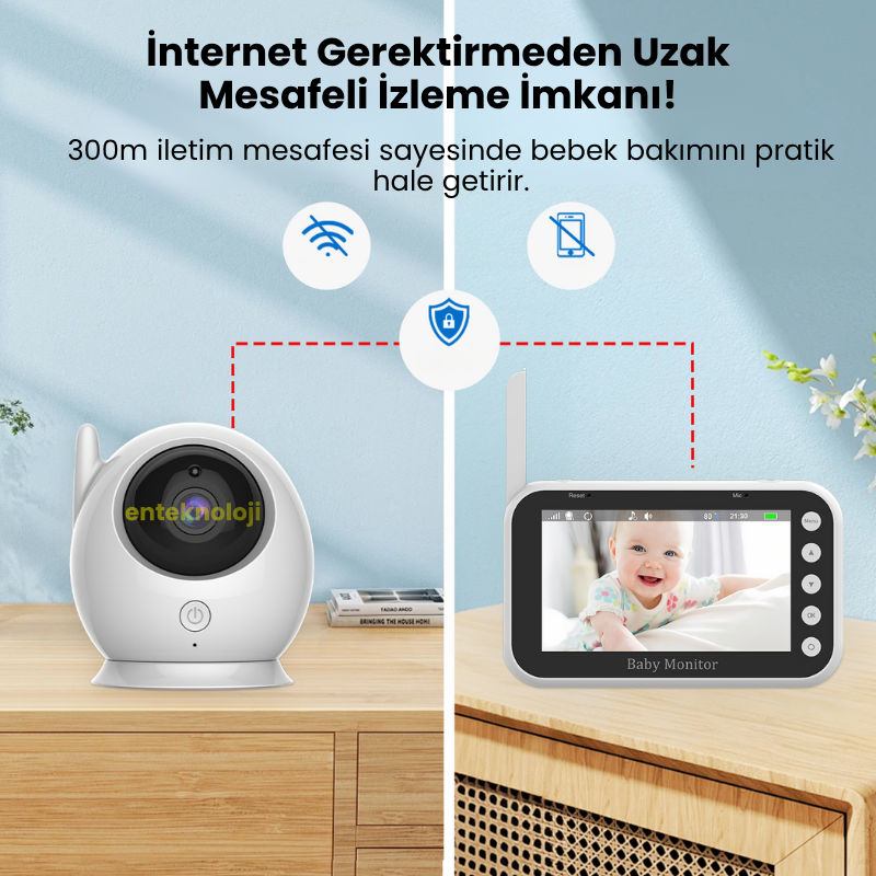 LCD Ekranlı Bebek Kamerası BC-002