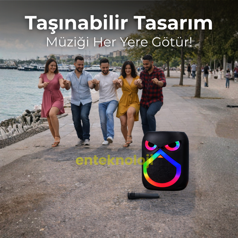 RGB Renkli Hoparlör HX-SP-H8102