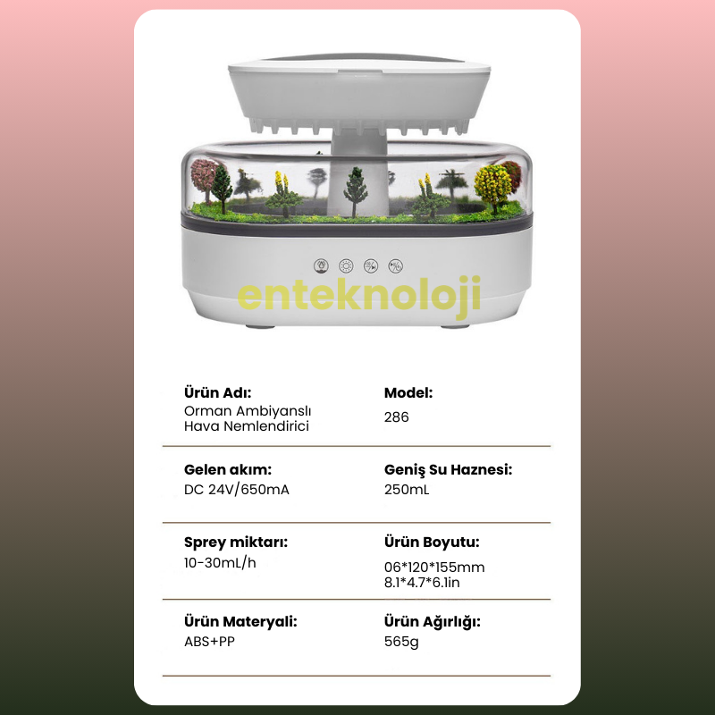 Orman Ambiyanslı Hava Nemlendirici