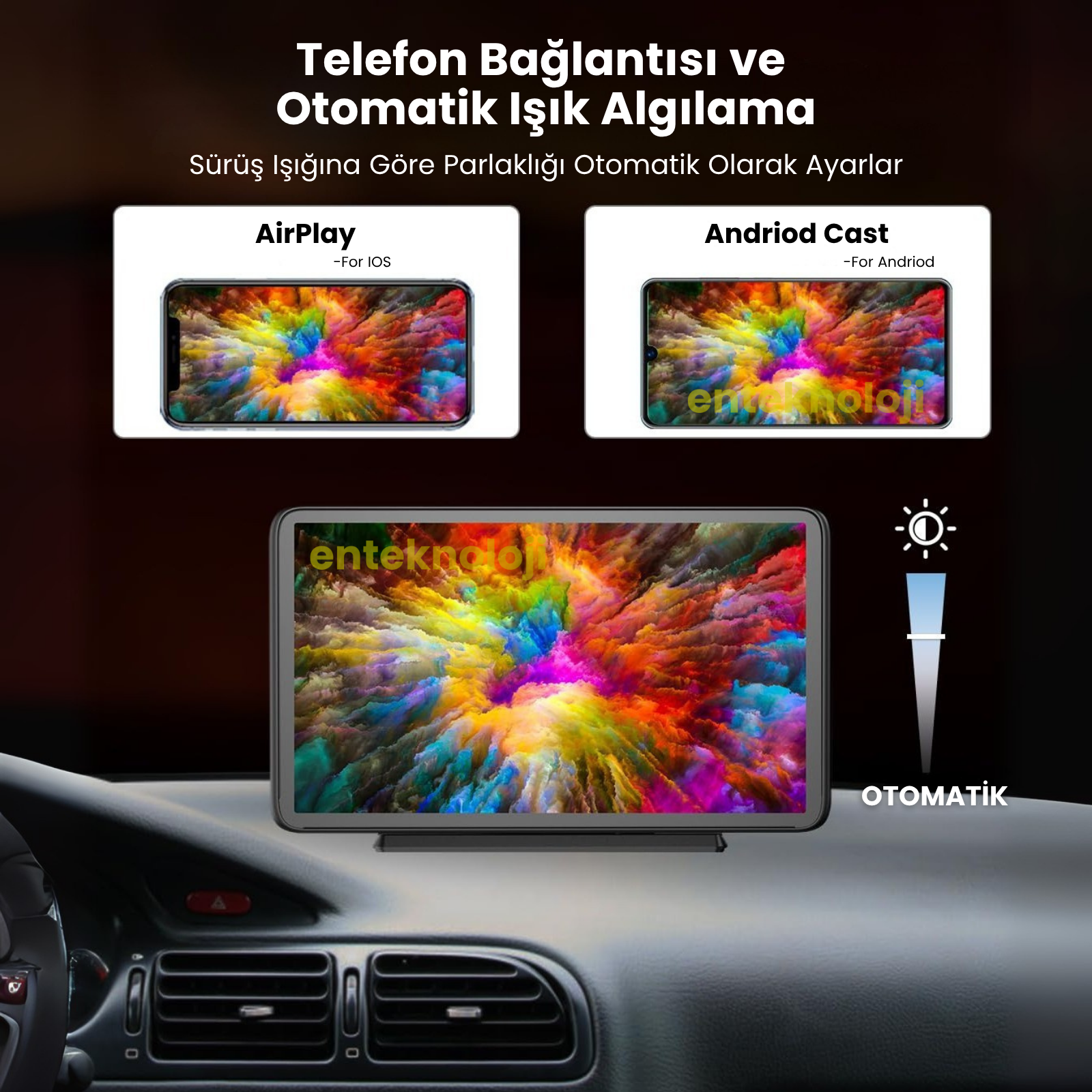 X2 Ekranlı Araç İçi Carplay