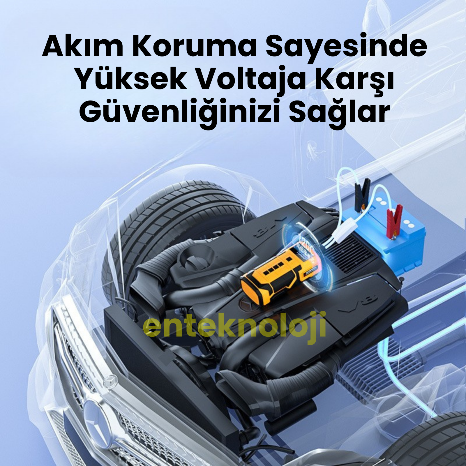 Harvox Akü Takviyeli Hava Kompresörü HXAC-003