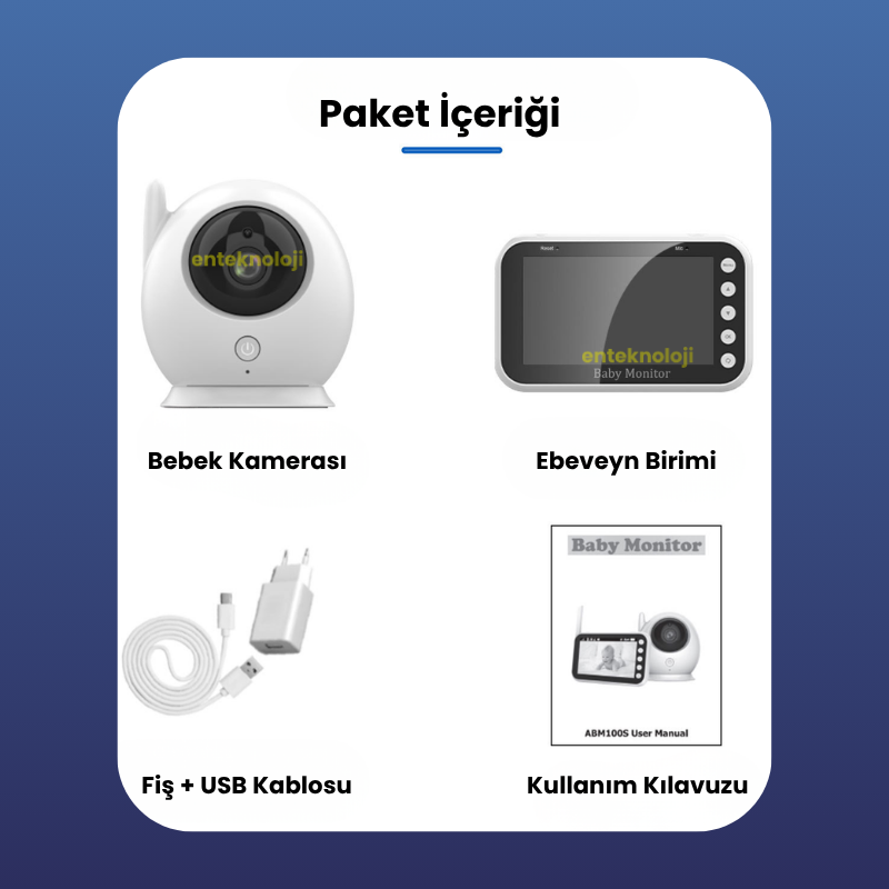 LCD Ekranlı Bebek Kamerası BC-002