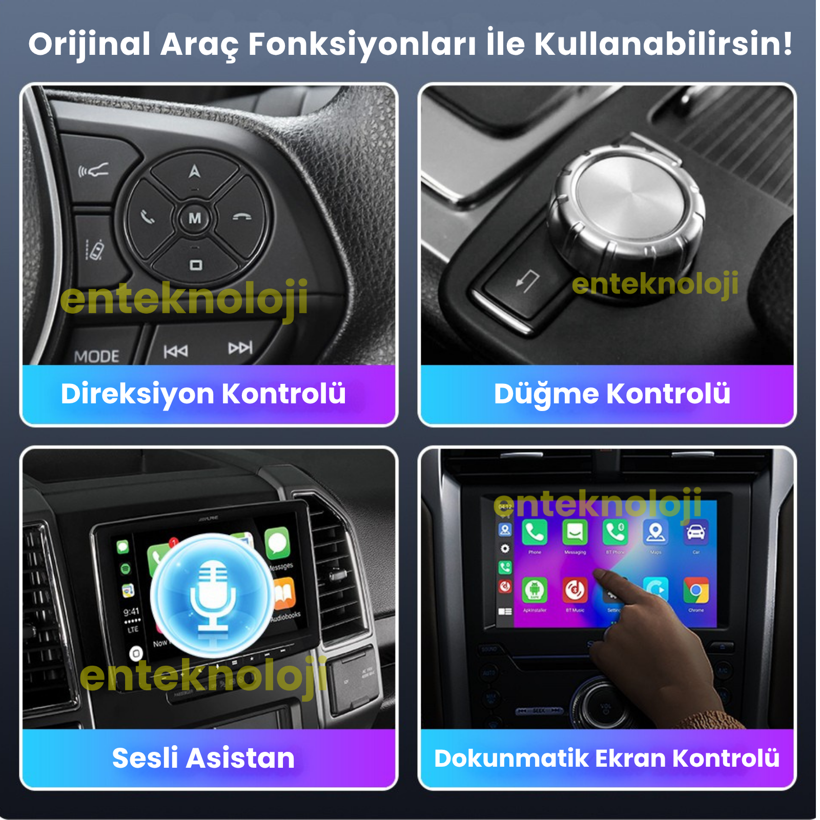 Mini CarAiBOX Carplay Dönüştürücü