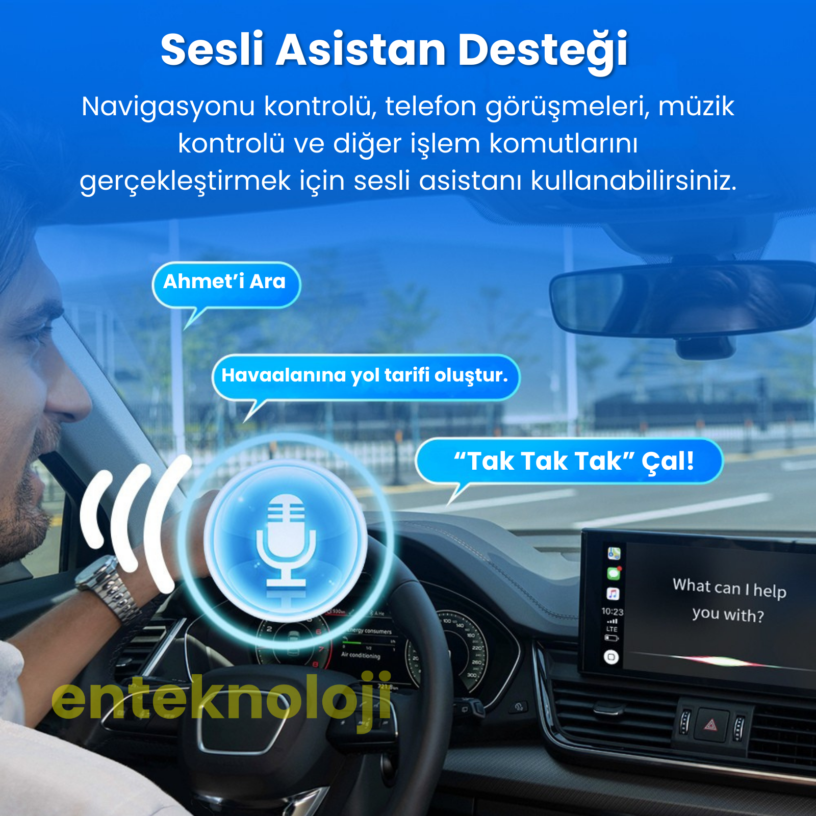 Usb 2in1 Converter Kablosuz CarPlay Apple ve Android Uyumlu