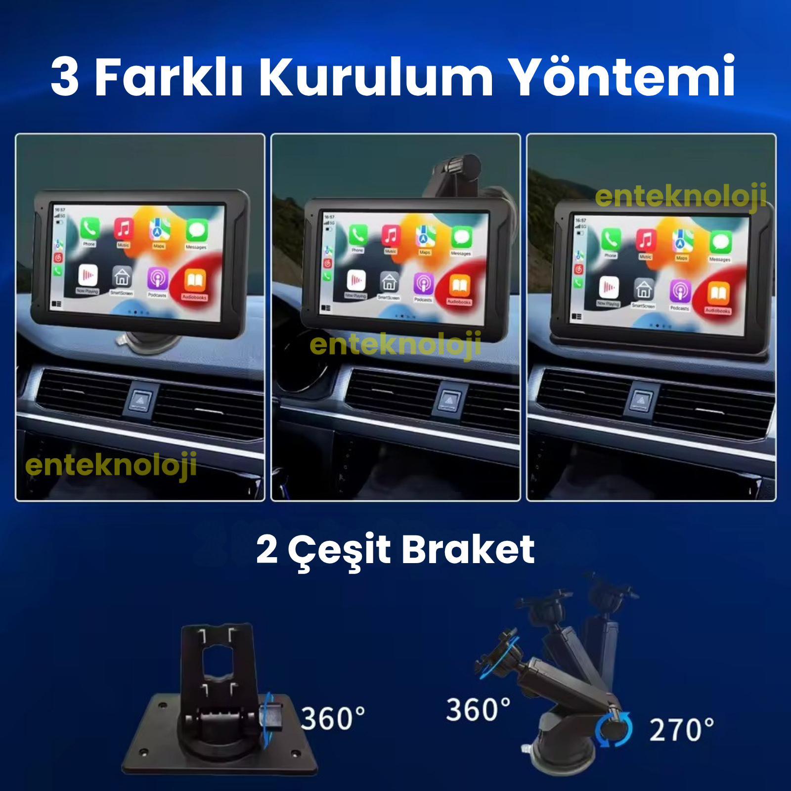 X2 Ekranlı Araç İçi Carplay