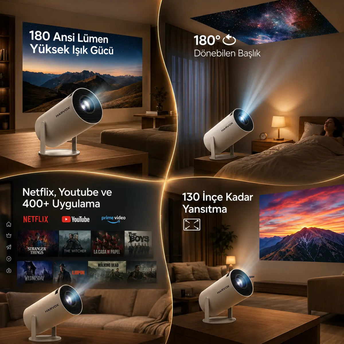 Harvox Upgrade Pro Projeksiyon Cihazı