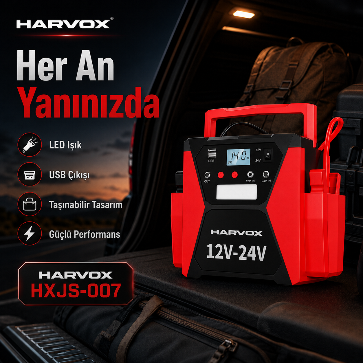 Harvox Akü Takviye JS-007