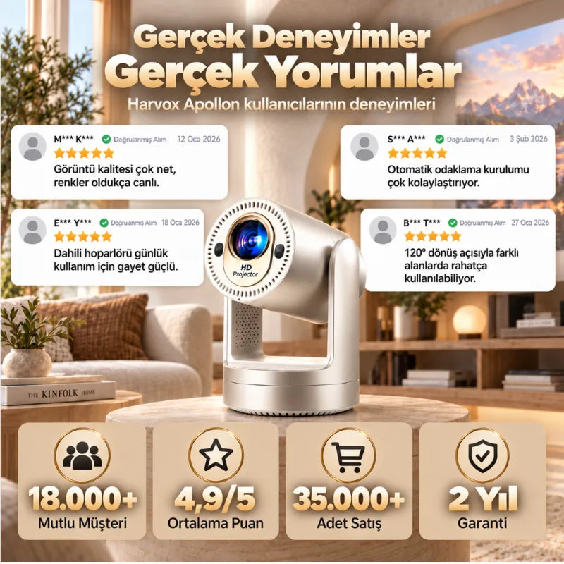 Harvox Apollon HY7 Projeksiyon Cihazı