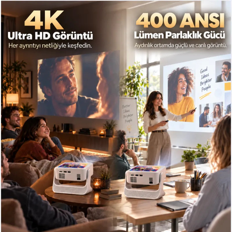 Harvox C3 Buds Dokunmatik Ekranlı Projeksiyon Cihazı