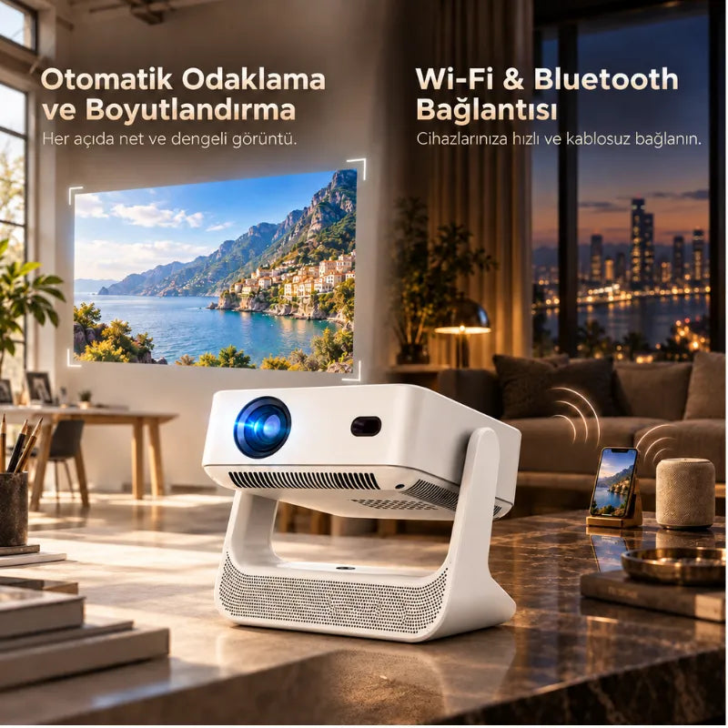 Harvox C3 Buds Dokunmatik Ekranlı Projeksiyon Cihazı