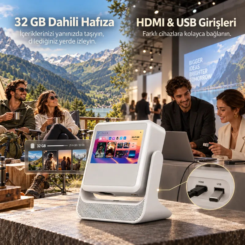 Harvox C3 Buds Dokunmatik Ekranlı Projeksiyon Cihazı