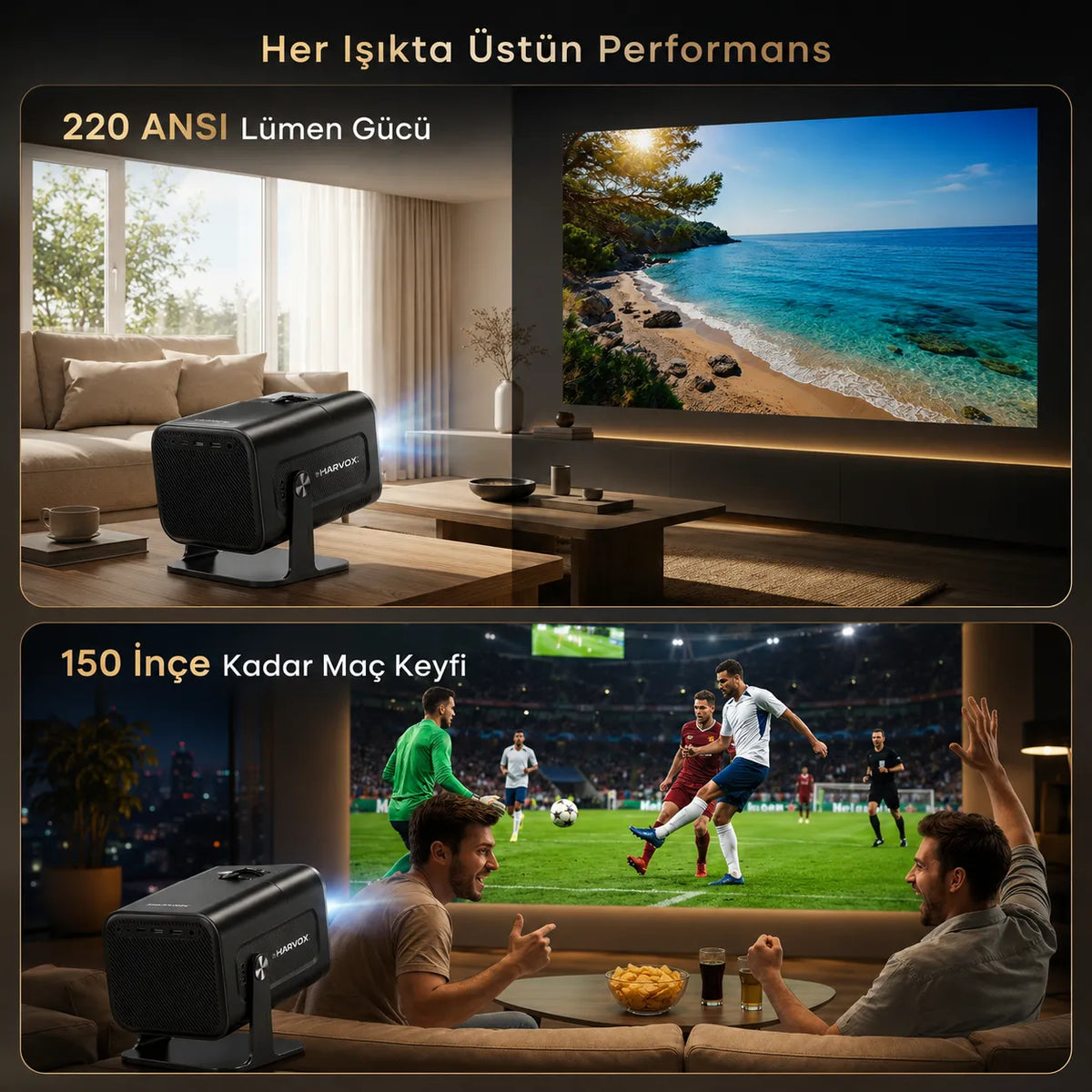 Harvox Spotlight Mini Projeksiyon Cihazı