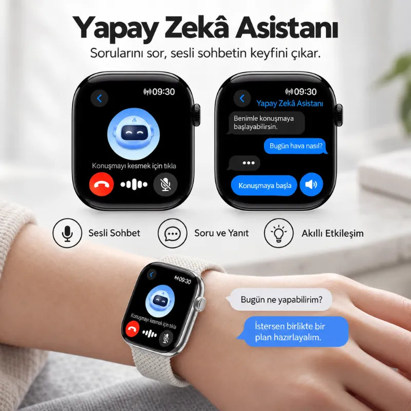 Watch HK 12 Pro Akıllı Saat (Gümüş)