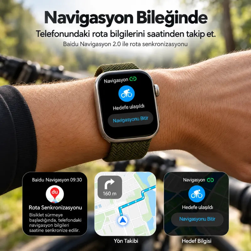 Watch HK 12 Pro Akıllı Saat (Gümüş)