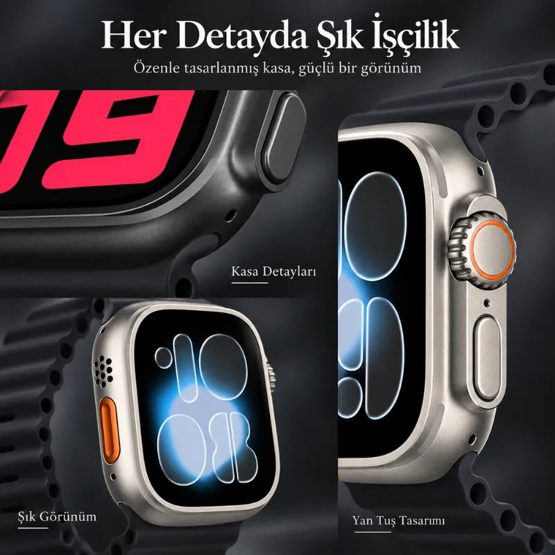 Watch HK 12 Ultra 4 Akıllı Saat (Gümüş)