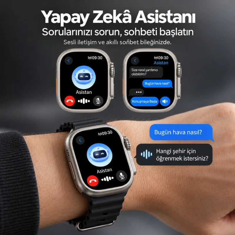 Watch HK 12 Ultra 4 Akıllı Saat (Gümüş)