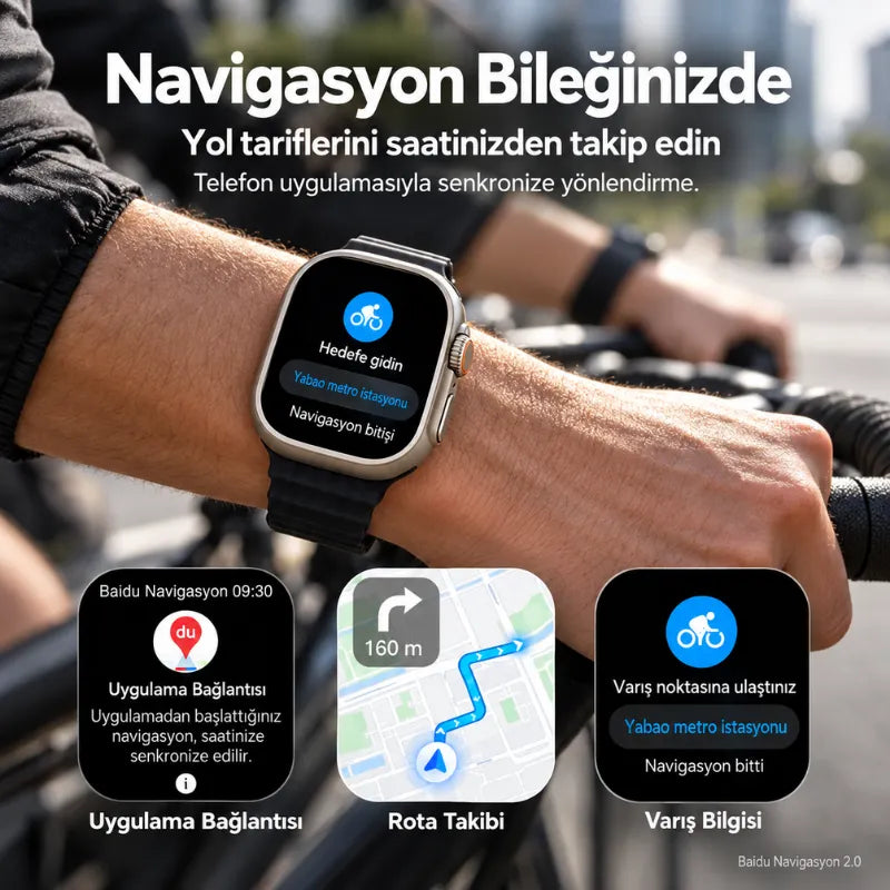 Watch HK 12 Ultra 4 Akıllı Saat (Gümüş)