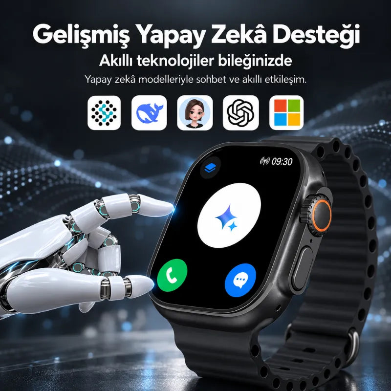 Watch HK 12 Ultra 4 Akıllı Saat (Gümüş)