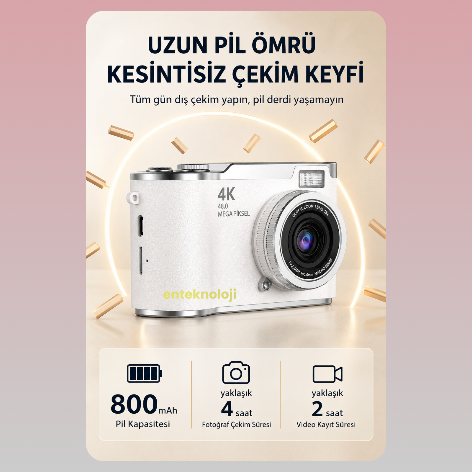 Harvox 4K Dijital Kamera LK007