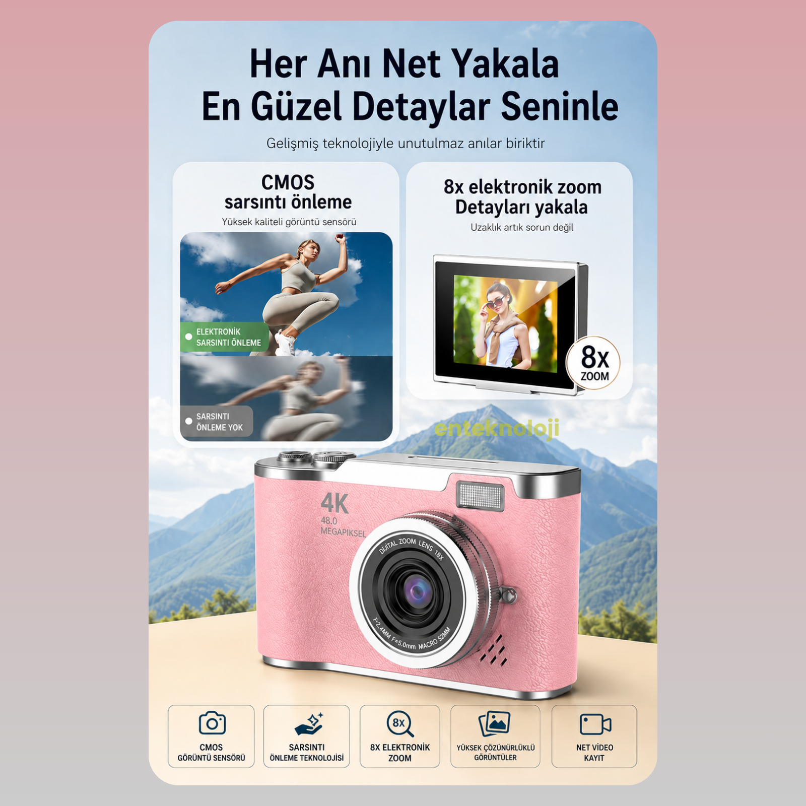 Harvox 4K Dijital Kamera LK007